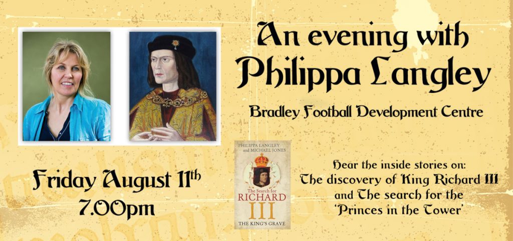An Evening with Philippa Langley Grimsby Auditorium